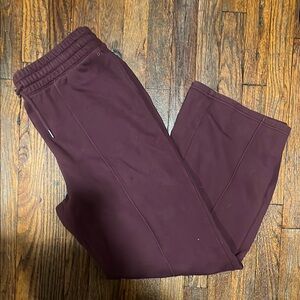 Maroon wide leg Pants